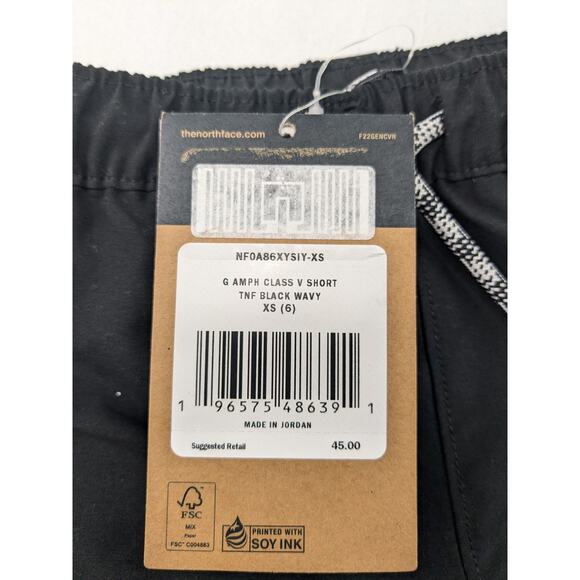 The North Face Girls Black Class V Shorts - Size XS - NWT - Picture 5 of 6